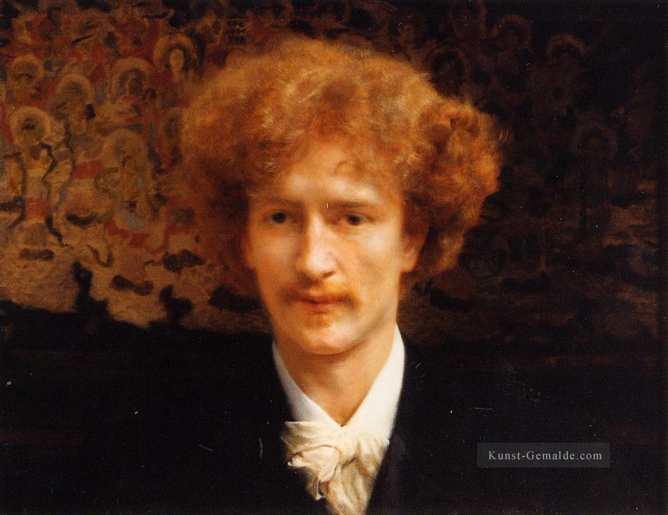 Porträt von Ignacy Jan Paderewski romantischer Sir Lawrence Alma Tadema Ölgemälde